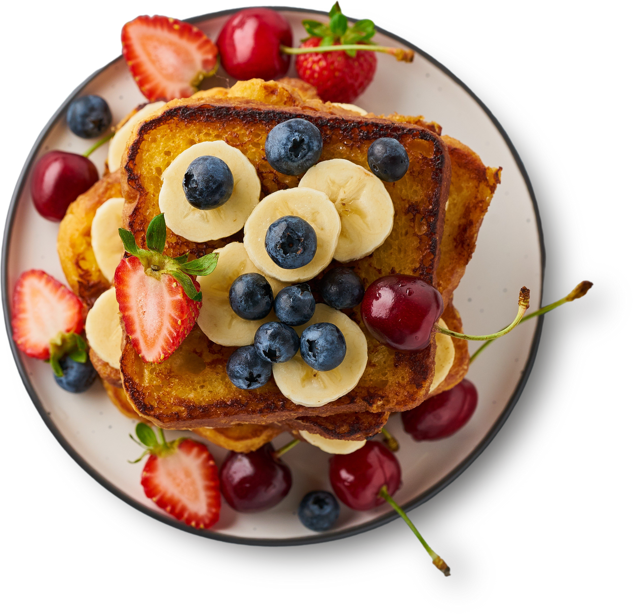 Isolated Breakfast Plate